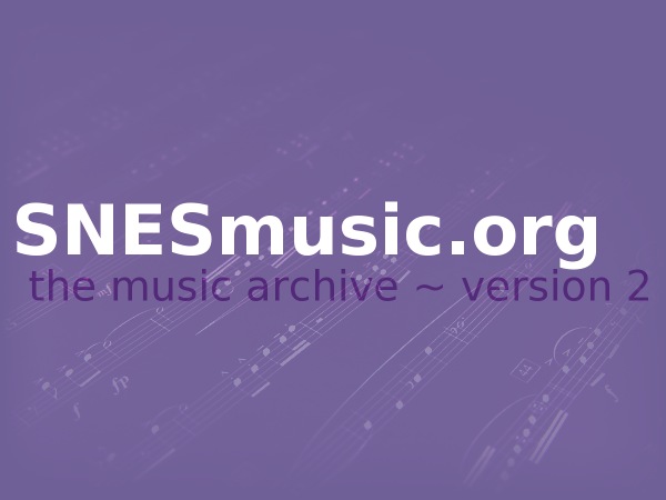 SNESmusic.org version 2 title