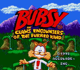 Bubsy in Claws Encounters of the Furred Kind