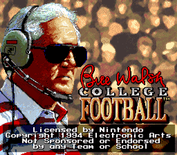 Bill Walsh College Football