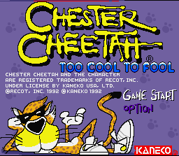 Chester Cheetah: Too Cool to Fool