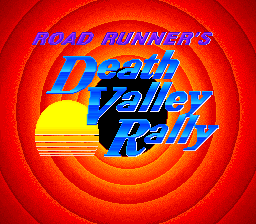 Road Runner's Death Valley Rally