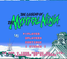 Legend of The Mystical Ninja