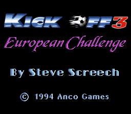 Kick Off 3: European Challenge