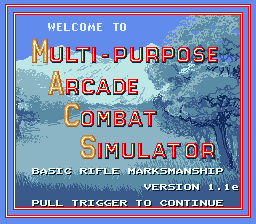 Multi-Purpose Arcade Combat Simulator - Basic Rifle Marksmanship