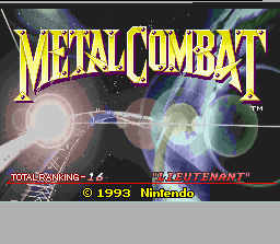 Metal Combat: Falcon's Revenge