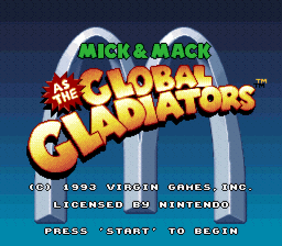 Mick & Mack as the Global Gladiators