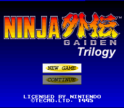 Ninja Gaiden Trilogy