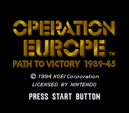 Operation Europe: Path to Victory 1939-45