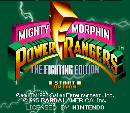 Mighty Morphin Power Rangers: The Fighting Edition