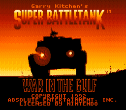 Garry Kitchen's Super Battletank