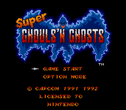 Super Ghouls 'N Ghosts