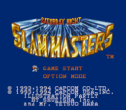 Saturday Night Slam Masters