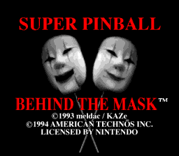 Super Pinball: Behind the Mask