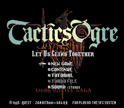 Tactics Ogre: Let Us Cling Together