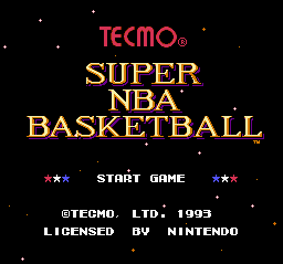 Tecmo Super NBA Basketball