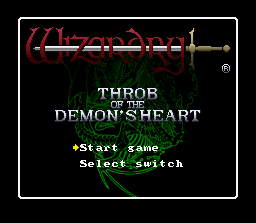 Wizardry Gaiden IV: Throb of the Demon's Heart