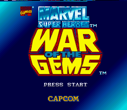 Marvel Super Heroes in War of the Gems